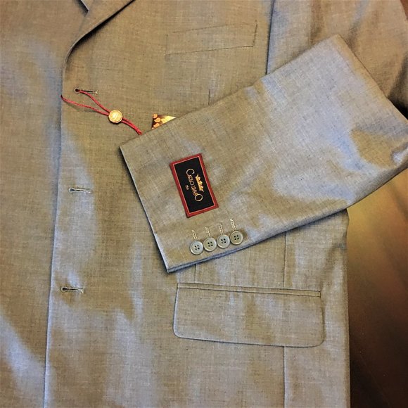 CARLO LUSSO 3-Button Vented "Aldo" Suit Jacket NWT - Picture 7 of 14